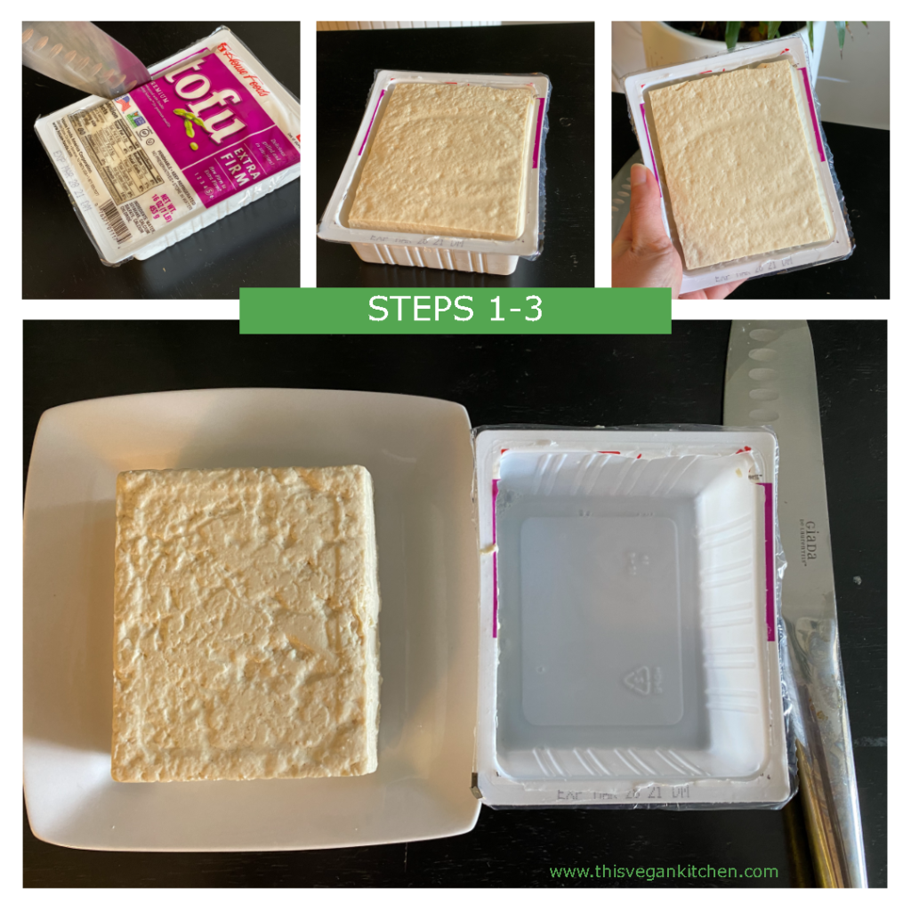 How to Press Tofu Without a Press | The Easiest Method